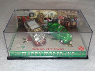2004 Mattel Model Shop Employee Holiday Hot Wheels - Vw Microbus & Beetle Rare