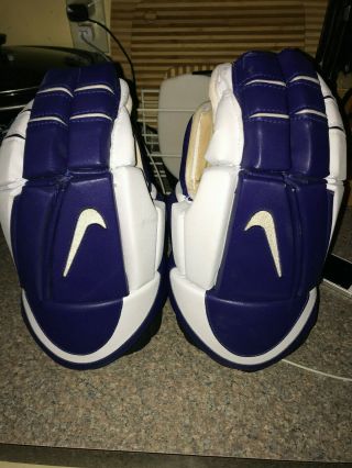 14 " Blue White Vintage 1997 Bolero Nike Hockey Gloves