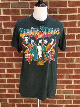 Rolling Stones Tour Of America 1978 Vintage Concert T - Shirt.  Ultra Rare