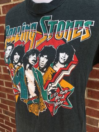 Rolling Stones Tour Of America 1978 Vintage Concert T - shirt.  Ultra Rare 3