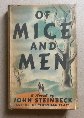 Of Mice And Men By John Steinbeck First Edition / First State 1937 Rare