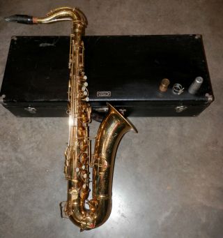 Vintage 1932 Conn Model 10m Tenor Sax Saxophone Rolled Tone Holes