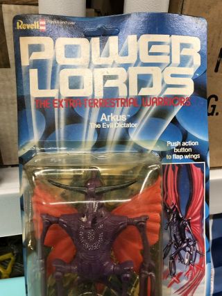 Vintage 1982 Revell Power Lords Arkus Old Stock Unpunched Moc Rare 80s Toys 2