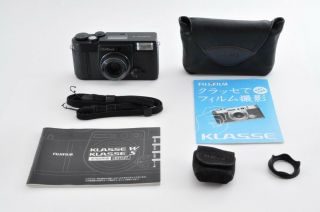 Rare Fujifilm Klasse S Black 35mm Film Point & Shoot From Japan F/s 4030