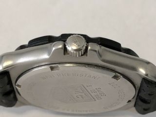 TAG Heuer Professional 200m Luminous Dial 34mm Silicone Band 371.  513 6