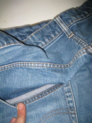 Vintage Levi ' s 505 Single Stitch Jeans Tag Size 38 X 30 6