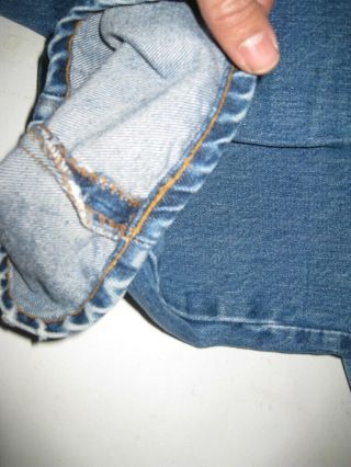 Vintage Levi ' s 505 Single Stitch Jeans Tag Size 38 X 30 7