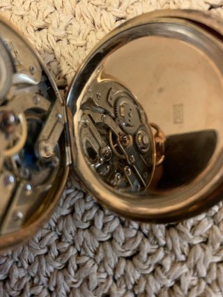 Antique 18k Gold Pocket Watch By Avance Retard 5