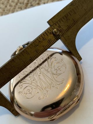 Antique 18k Gold Pocket Watch By Avance Retard 7