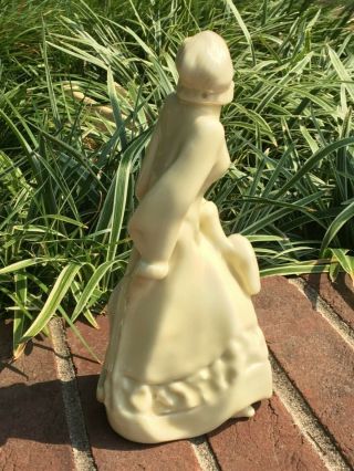 RARE ROOKWOOD POTTERY ART DECO ERTL STYLE GIRL AND DOG SCULPTURE FIGURE STATUE 3