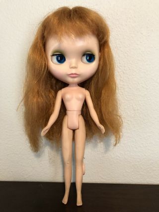Vintage Kenner Blythe Doll 1972 Chunky Bangs Redhead -
