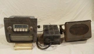Vintage Telefunken Radio,  Power Supply And Speaker For 50 