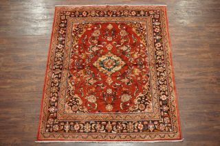 Antique 5x7 Fine Persian Lilihan Area Rug Hand - Knotted,  Circa 1940 (5.  4 X 7)