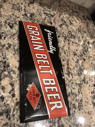 Vintage Grain Belt Beer Toc Sign Minneapolis Minnesota 3