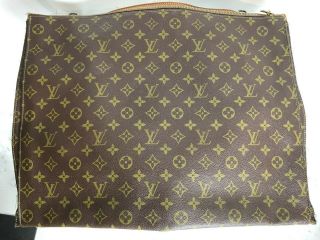 Rare Vintage Louis Vuitton French Company Luggage Insert Travel Garment Bag Lv