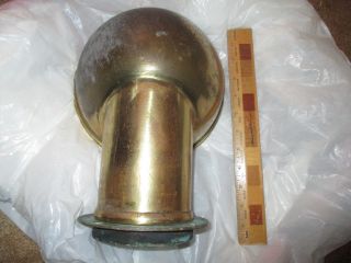 Bronze/copper Dorade Vent 4 Inch Screw Base 11 Inch Tall 8” Open Old Vintage