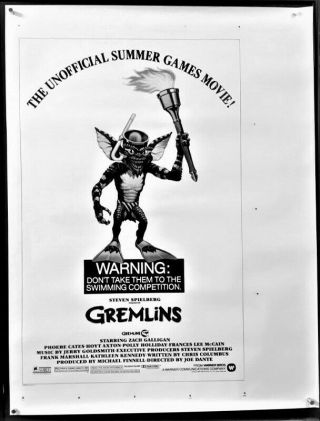 Gremlins Movie Poster - Printers Proof - Rare 1984 Hollywood Posters
