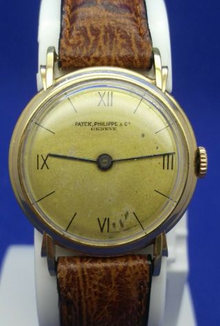 Vintage Patek Philippe Calatrava18k Ref.  172991 Yellow Gold Wristwatch Swiss