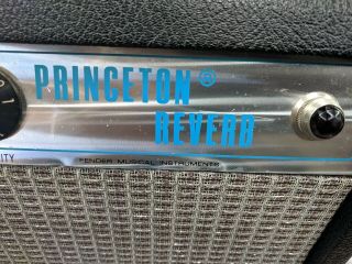 Vintage Fender Princeton Reverb Amplifier 9