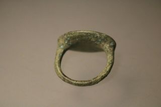 Ancient Interesting Roman Bronze Ring Agrippina 1st century AD 6