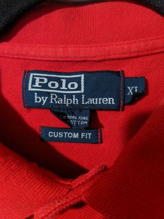 VTG Polo Ralph Lauren Big Equestrian,  Rugby Graphic Shirt XL 4
