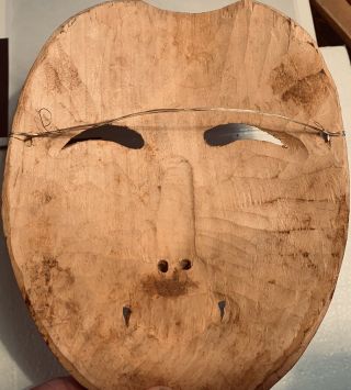 Vintage Hand Carved Wood Northwest Coast Indian MASK First Nations 4