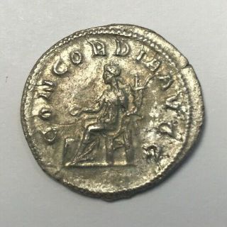 244 - 249 AD Roman Empire Otacilia Severa Silver Antoninianus Of Ancient Rome 2