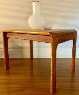 Mobelfabrik Mid Century Danish Teak Side End Table Vintage Wood Minimalist