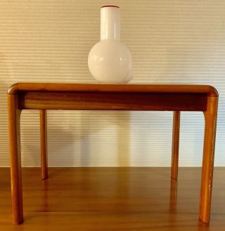MOBELFABRIK Mid Century Danish Teak Side End TABLE Vintage Wood Minimalist 4