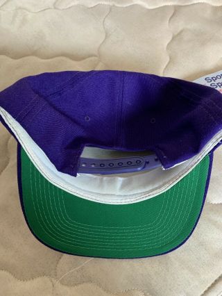 Vintage black Los Angeles Lakers Snapback Hat Cap LA 90s Sports Specialties NBA 4