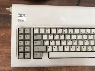 VINTAGE IBM PC / AT Clicker Keyboard MODEL F 5 Pin DIN 2