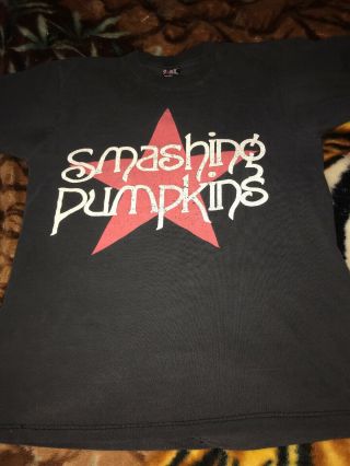Vintage Smashing Pumpkins Shirt 1993 Just Say Maybe Band Tee Tour Sz M Nirvana