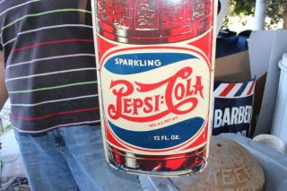 Rare Vintage 1940 ' s Pepsi Cola Double Dot Soda Pop 30 
