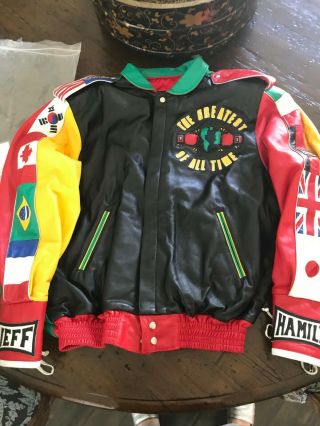 RARE SIGNED Muhammad Ali Leather Boxing Jacket by Richard Hamilton 5