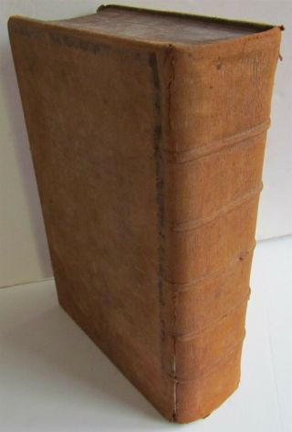 1722 JOHN BASKETT BIBLE antique FOLIO in ENGLISH illustrated w/ 6 FOLD OUT MAPS 2