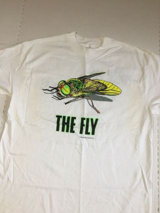 VTG Rare 1986 The Fly 80s Movie Promo T Shirt NOS Horror Sci Fi 20th Century Fox 2