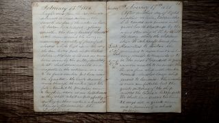 CIRCA 1856 HANDWRITTEN DIARY VOYAGE AT SEA BY UNITED STATES CONSUL TO MAURITIUS 11