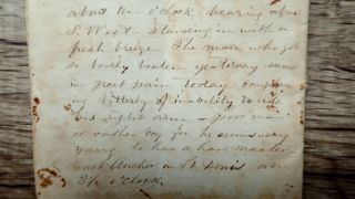 CIRCA 1856 HANDWRITTEN DIARY VOYAGE AT SEA BY UNITED STATES CONSUL TO MAURITIUS 8