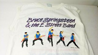 Rare Vintage 80s Bruce Springsteen " Born In The Usa " Tour T - Shirt Xl