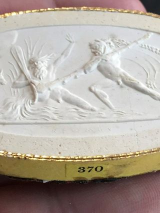 Antique circa1850 Grand Tour intaglio roman ancient Poniatowski engraved gem 2