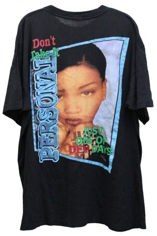 Monica 1995 XXL Dont Take It Personal Shirt Vtg Rap Tee Dr Dre 2Pac Sade Nas 2
