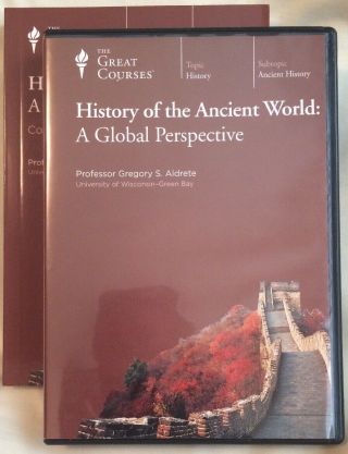 Great Courses: History Of The Ancient World 8 Dvds,  Guidebook