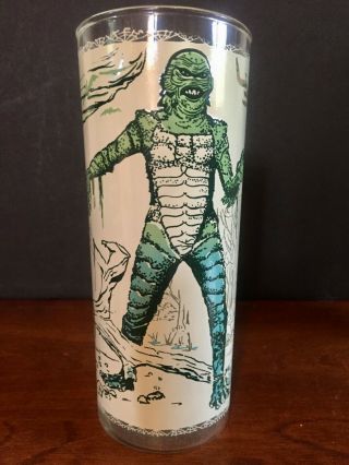 Rare Vintage Anchor Hocking Universal Monster Glass Creature Black Lagoon1963