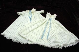 Madame Alexander 1958 Tagged Cissy Tricot Knit Nightgown And Matching Robe