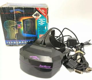 Victormaxx Virtual Reality Stuntmaster For Sega Genesis Nintendo W Box Vtg