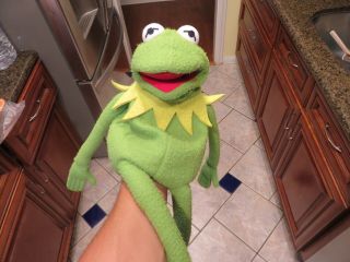 Vintage Kermit The Frog Jim Hensons Muppets Full Body Puppet Made In Usa Eden