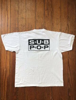 Vintage Sub Pop Loser Nivana Grunge T - Shirt Xl