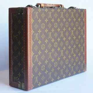 Authentic Vintage Louis Vuitton Monogram Hard Briefcase