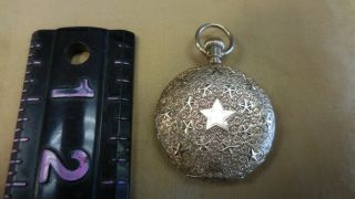 Antique Hunter Pocket Watch Case - - With A Star