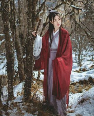 Chinese Ancient Women Sword Hanfu Clothes Cosplay Dress Girl 